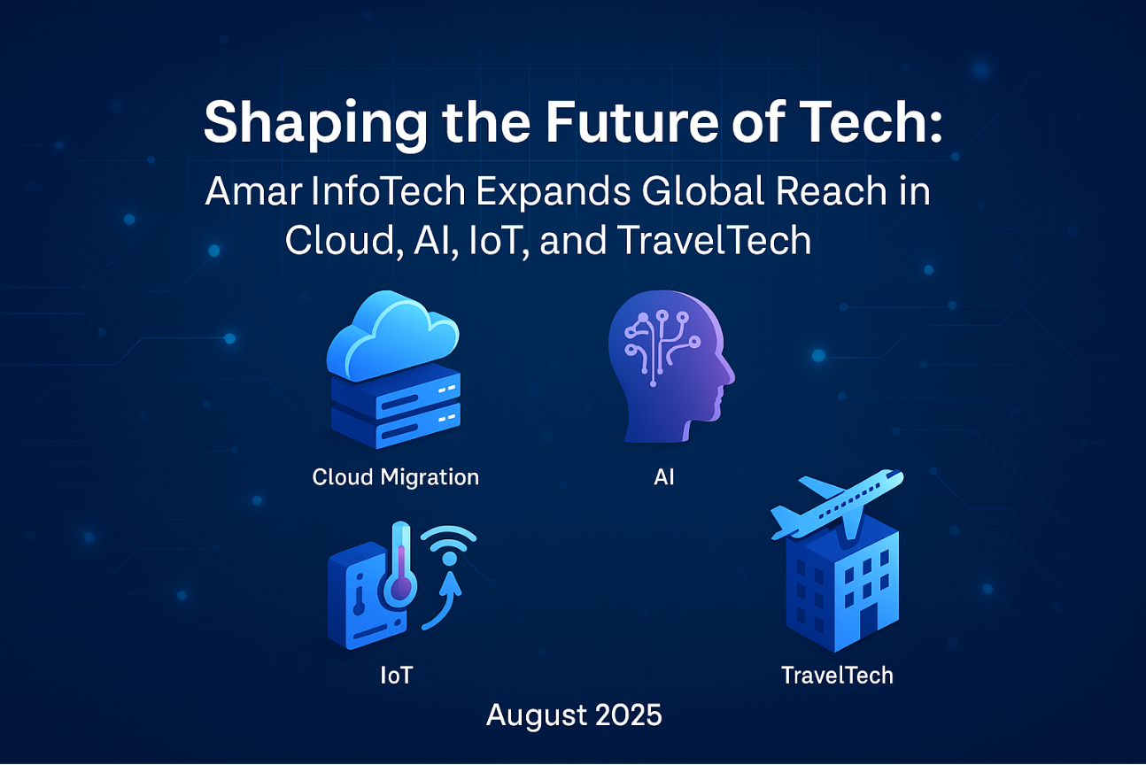 Shaping the Future of Tech: Amar InfoTech Expands Global Reach in Cloud, AI, IoT, and TravelTech